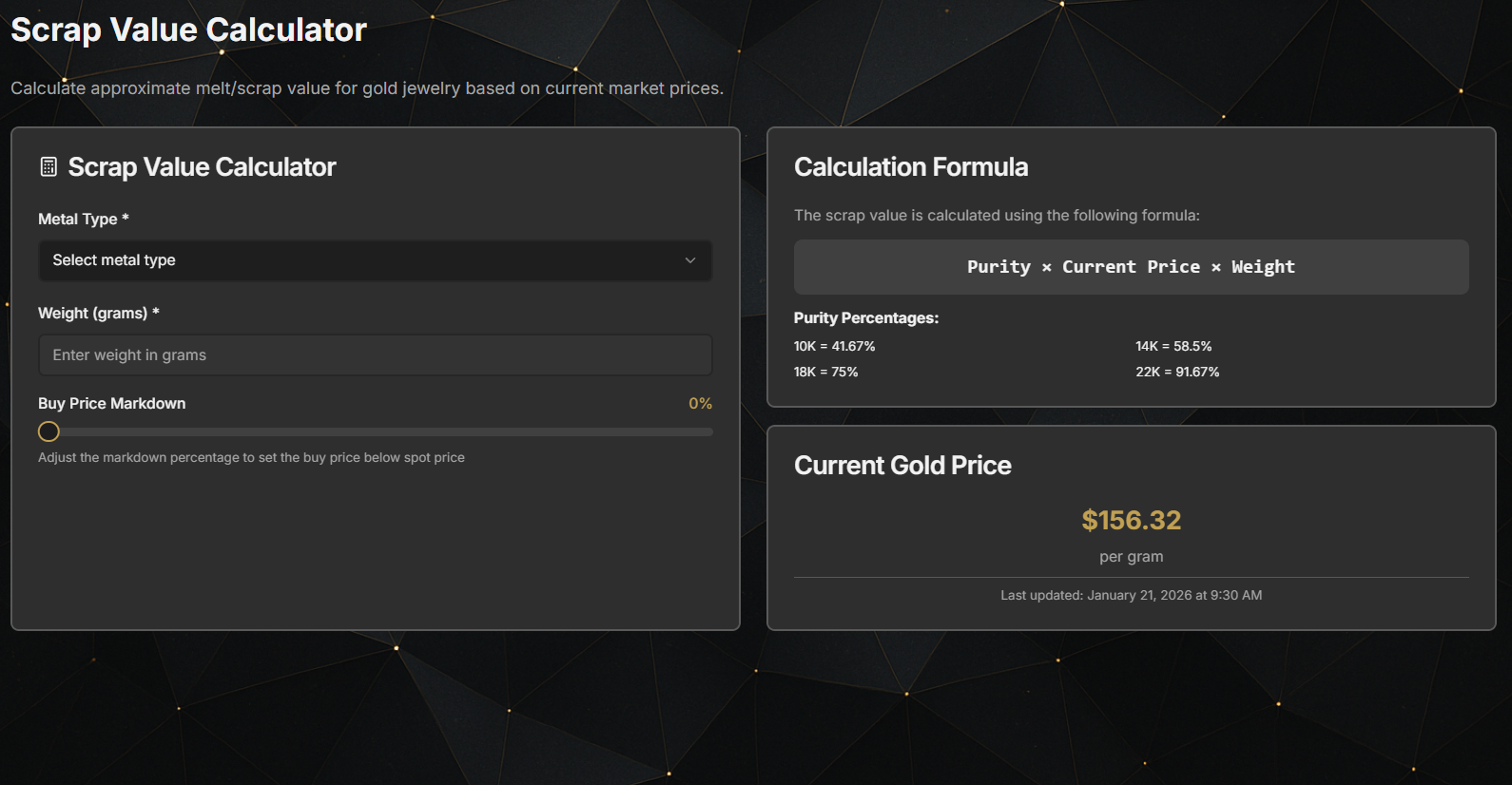 Scrap Value Calculator - Image 1